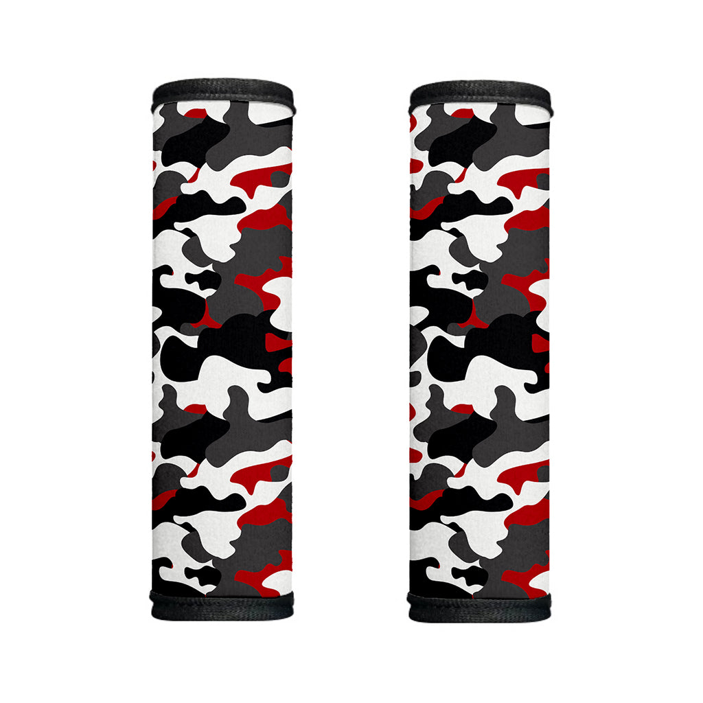 Red Snow Camouflage Print Handle Covers