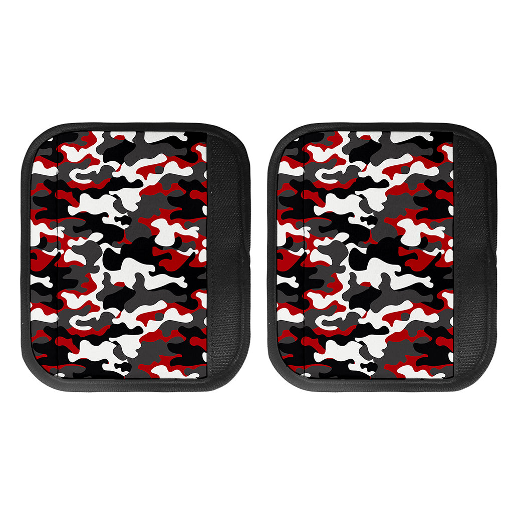 Red Snow Camouflage Print Handle Covers