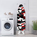 Red Snow Camouflage Print Ironing Board Cover