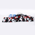 Red Snow Camouflage Print Sports Towel