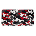 Red Snow Camouflage Print Towel