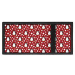 Red Snow Penguin Pattern Print Trifold Wallet