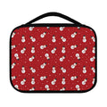 Red Snowman Pattern Print Classic Bible Case