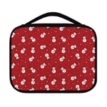 Red Snowman Pattern Print Classic Bible Case