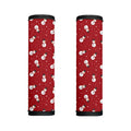 Red Snowman Pattern Print Handle Covers