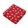 Red Snowman Pattern Print Outdoor Seat Cushion Cover