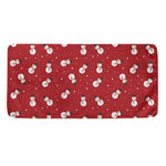 Red Snowman Pattern Print Towel