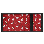 Red Snowman Pattern Print Trifold Wallet