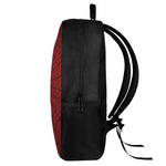 Red Spider Web Print 17 Inch Backpack
