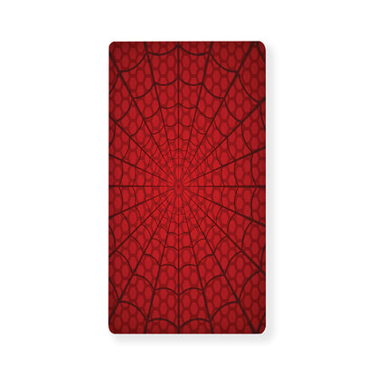 Red Spider Web Print Baby Crib Sheet
