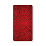 Red Spider Web Print Baby Crib Sheet