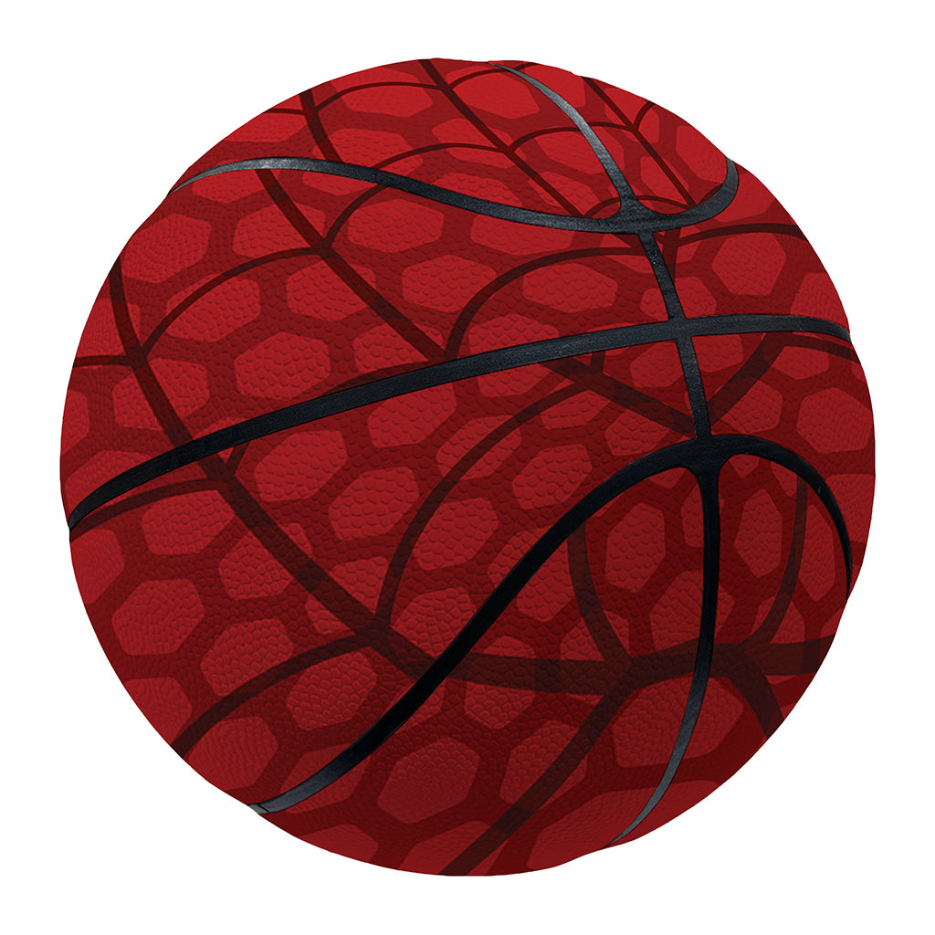Red Spider Web Print Basketball