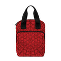 Red Spider Web Print Bible Tote Bag