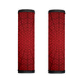 Red Spider Web Print Handle Covers