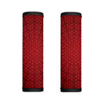 Red Spider Web Print Handle Covers