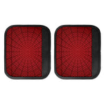 Red Spider Web Print Handle Covers