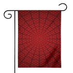 Red Spider Web Print House Flag