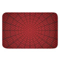 Red Spider Web Print Indoor Door Mat