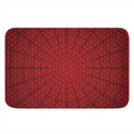 Red Spider Web Print Indoor Door Mat