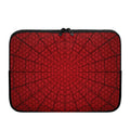 Red Spider Web Print Laptop Sleeve
