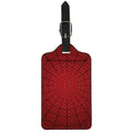 Red Spider Web Print Luggage Tag