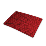 Red Spider Web Print Pet Cooling Mat Cover