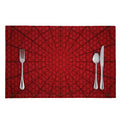 Red Spider Web Print Placemat