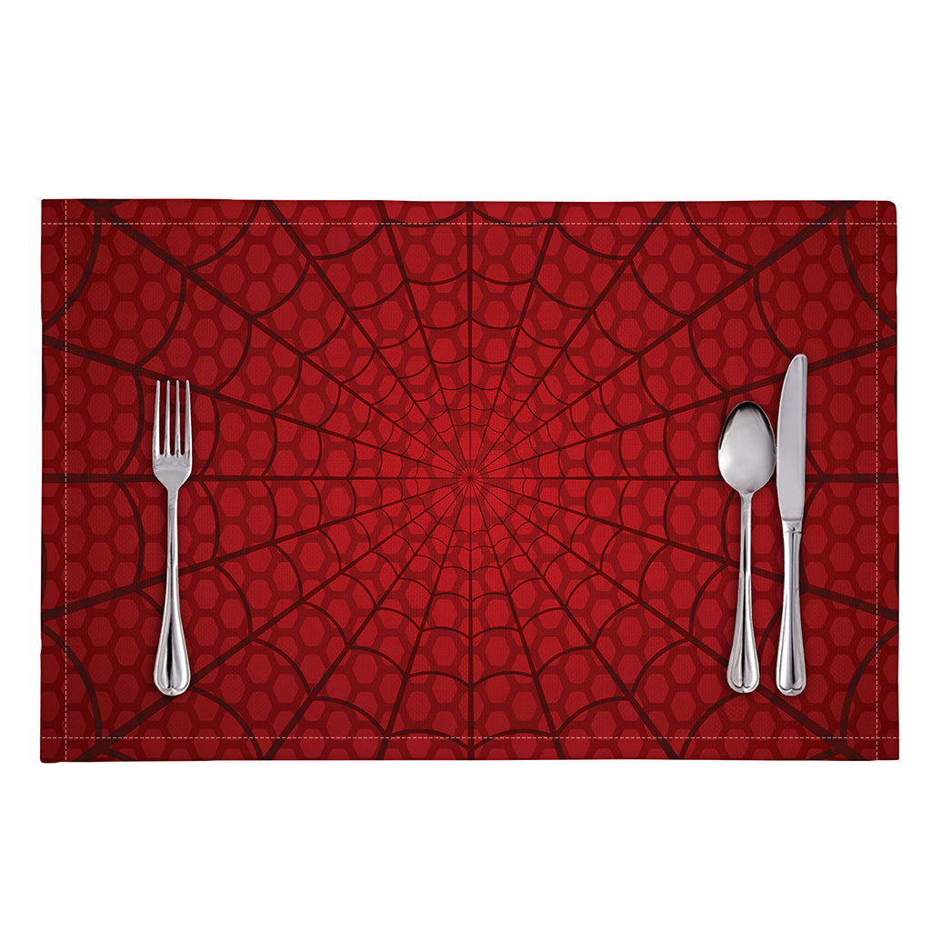 Red Spider Web Print Placemat