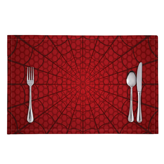 Red Spider Web Print Placemat