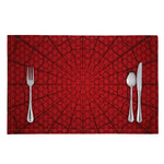 Red Spider Web Print Placemat