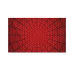Red Spider Web Print Polyester Flag