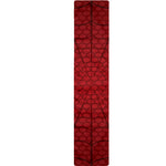 Red Spider Web Print Table Runner