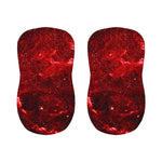 Red Stardust Universe Galaxy Space Print Bar Stool Covers