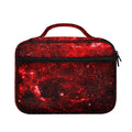 Red Stardust Universe Galaxy Space Print Briefcase Bible Bag