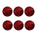 Red Stardust Universe Galaxy Space Print Coaster Set