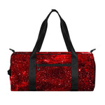 Red Stardust Universe Galaxy Space Print Gym Bag