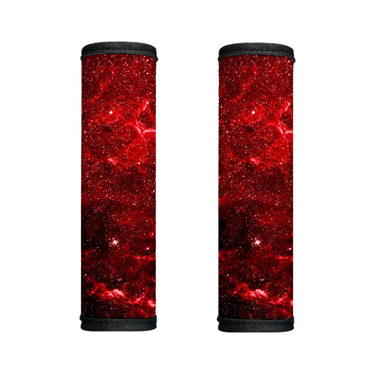 Red Stardust Universe Galaxy Space Print Handle Covers