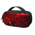 Red Stardust Universe Galaxy Space Print Portable Cooler Travel Case