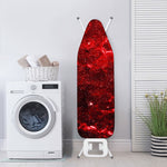 Red Stardust Universe Galaxy Space Print Ironing Board Cover
