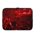 Red Stardust Universe Galaxy Space Print Laptop Sleeve