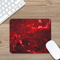 Red Stardust Universe Galaxy Space Print Mouse Pad