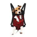 Red Stardust Universe Galaxy Space Print Pet Carrier Backpack