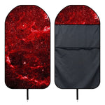 Red Stardust Universe Galaxy Space Print Waterproof Car Seat Cover