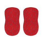 Red Stethoscope Pattern Print Bar Stool Covers
