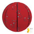 Red Stethoscope Pattern Print Basketball