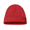 Red Stethoscope Pattern Print Beanie