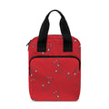 Red Stethoscope Pattern Print Bible Tote Bag