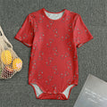 Red Stethoscope Pattern Print Men's Bodysuit