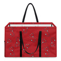 Red Stethoscope Pattern Print Utility Tote Bag