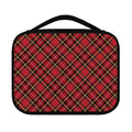 Red Stewart Tartan Pattern Print Classic Bible Case